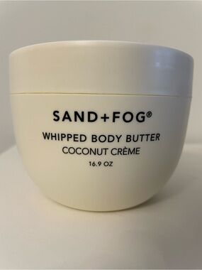 NWT SAND + FOG Coconut Crème Whipped Body Butter - 16.9 OZ / 480 G